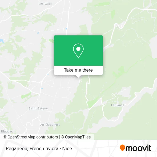Réganéou map
