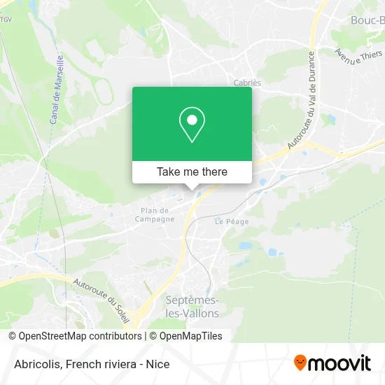 Abricolis map