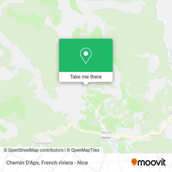 Chemin D'Aps map