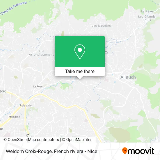 Weldom Croix-Rouge map