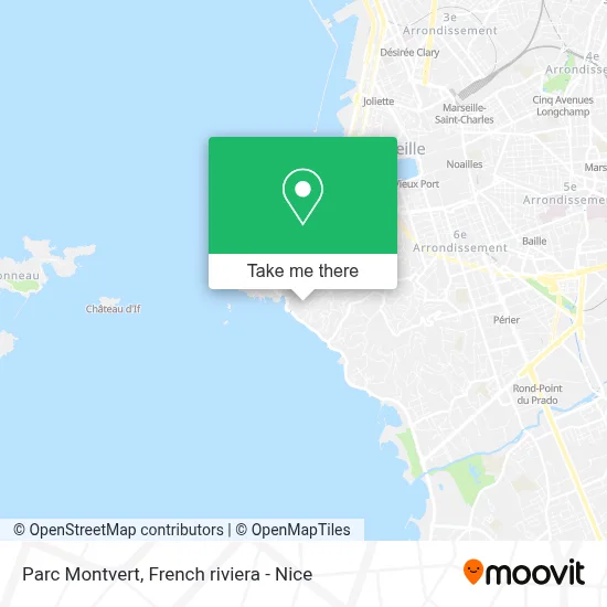 Parc Montvert map