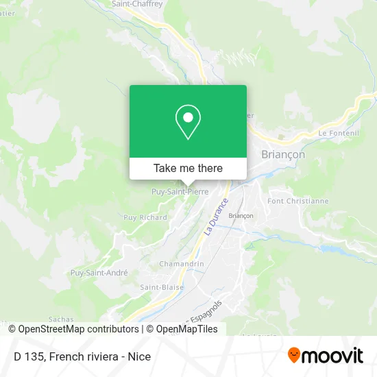 D 135 map