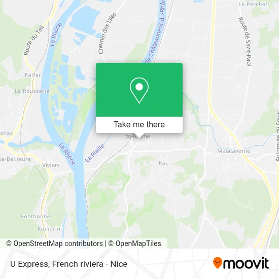 U Express map