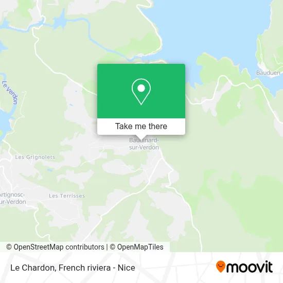 Le Chardon map