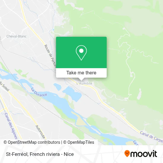 St-Ferréol map
