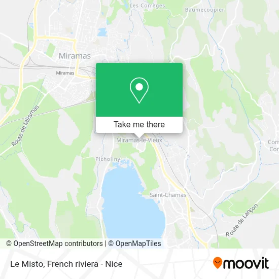 Le Misto map