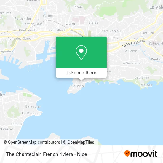 Le Chanteclair map