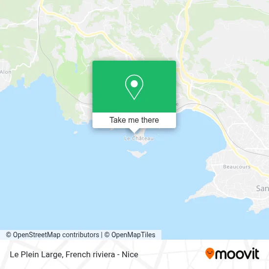 Le Plein Large map