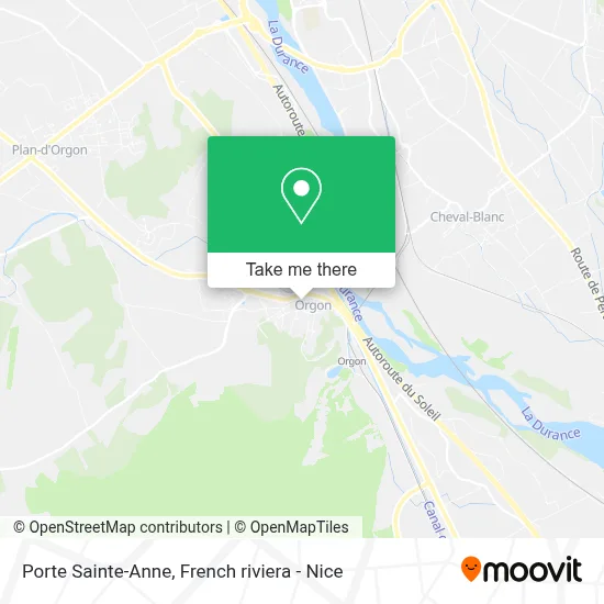 Porte Sainte-Anne map