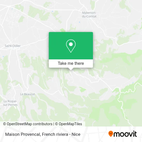 Maison Provencal map