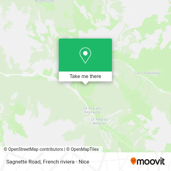 La Sagnette map