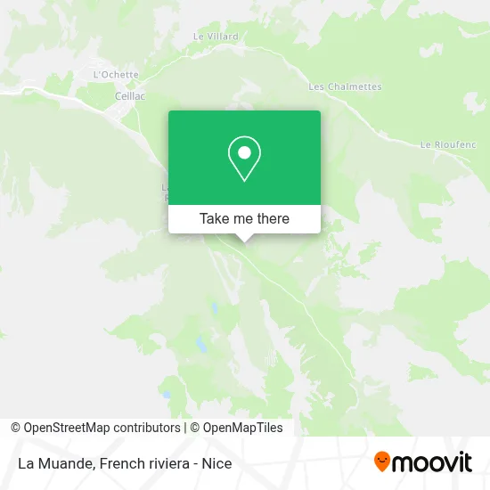 La Muande map