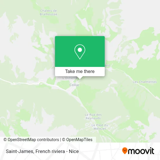 Saint-James map
