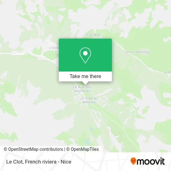 Le Clot map