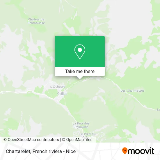 Chartarelet map