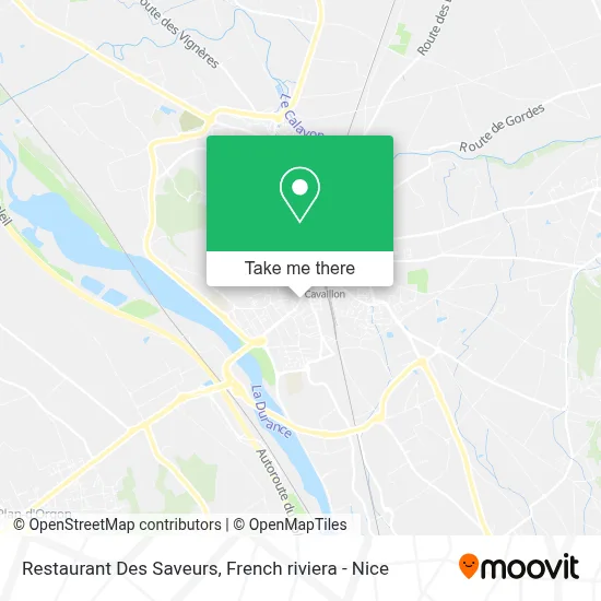 Restaurant Des Saveurs map