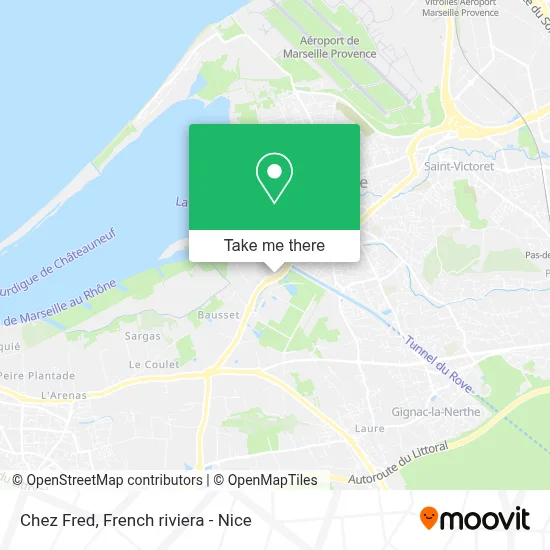 Chez Fred map