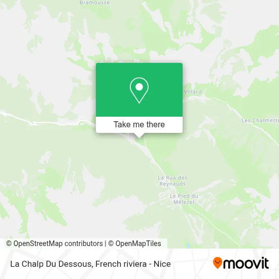 La Chalp Du Dessous map