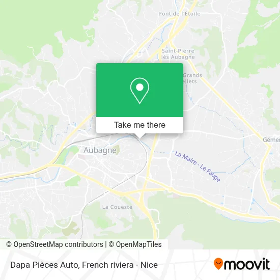 Dapa Pièces Auto map