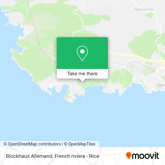 Blockhaus Allemand map