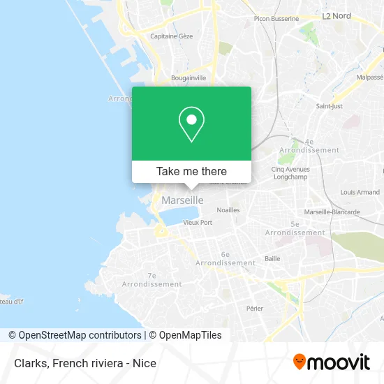 Clarks map