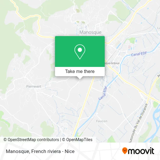 Manosque map