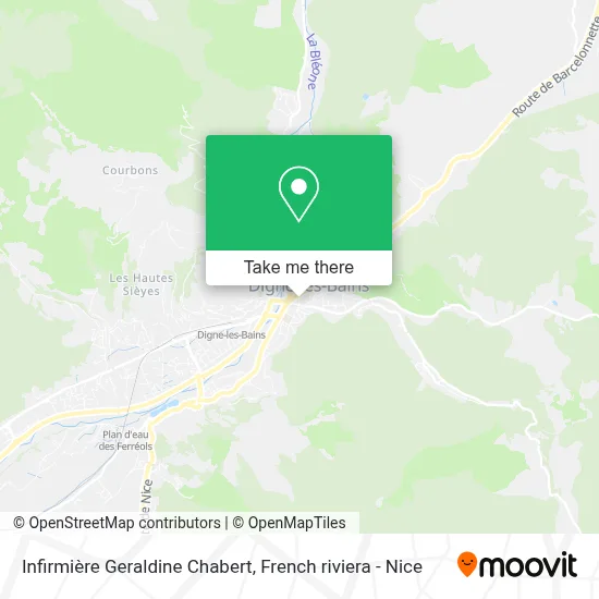 Infirmière Geraldine Chabert map