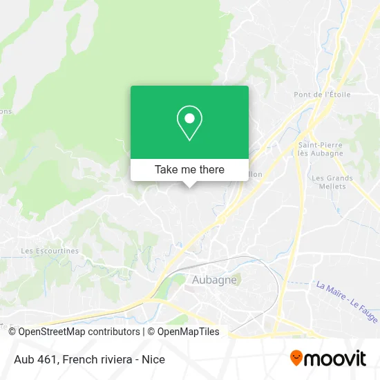 Aub 461 map