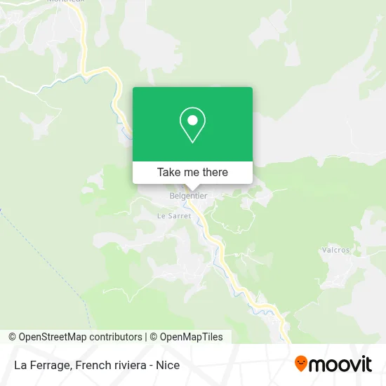 La Ferrage map