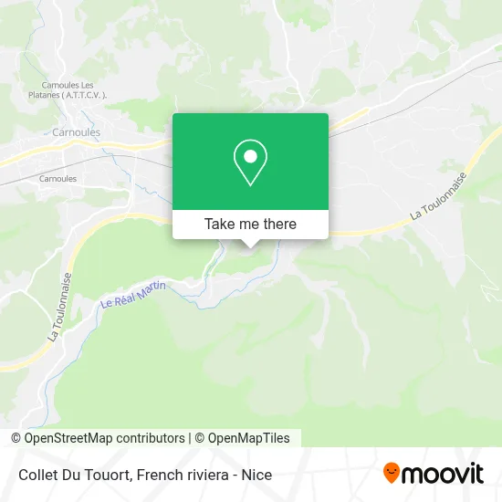 Collet Du Touort map