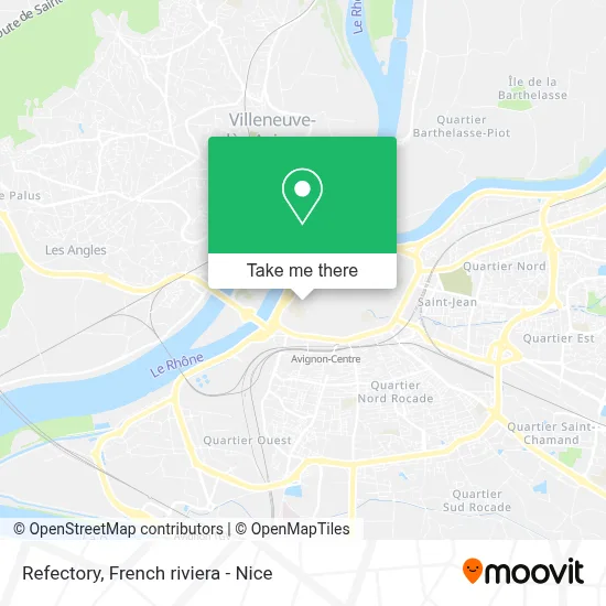 Réfectoire map