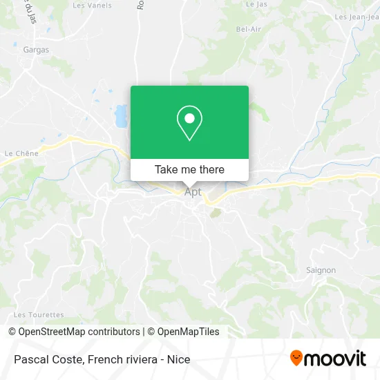 Pascal Coste map