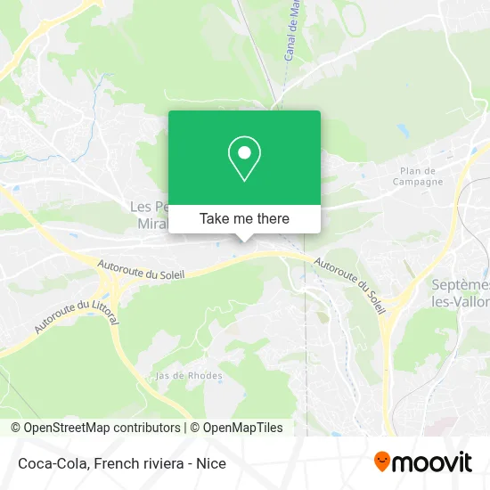Coca-Cola map