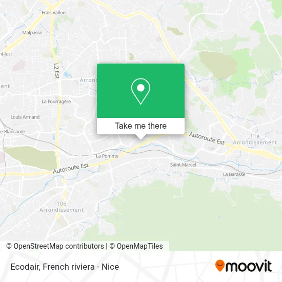 Ecodair map