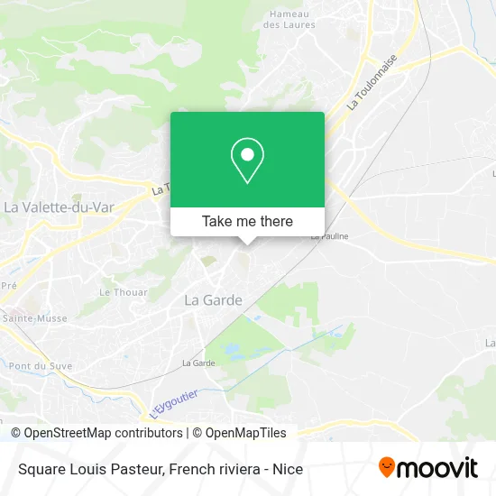 Square Louis Pasteur map