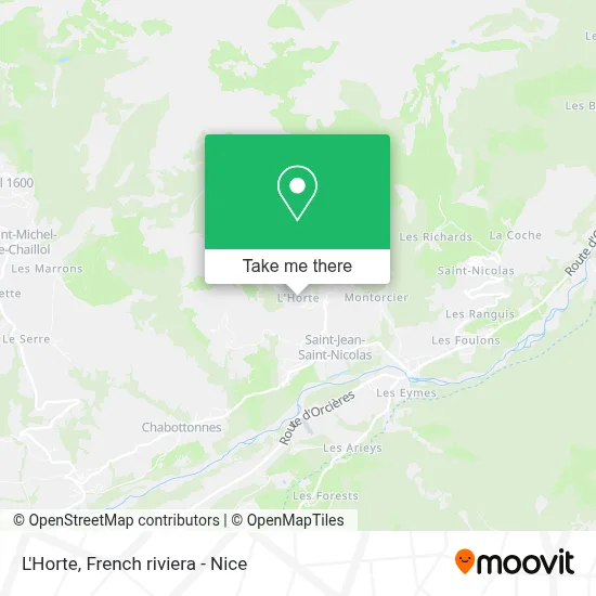 L'Horte map