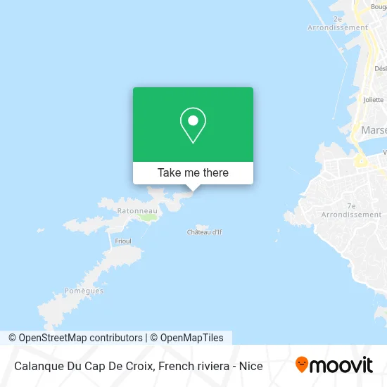 Calanque Du Cap De Croix map