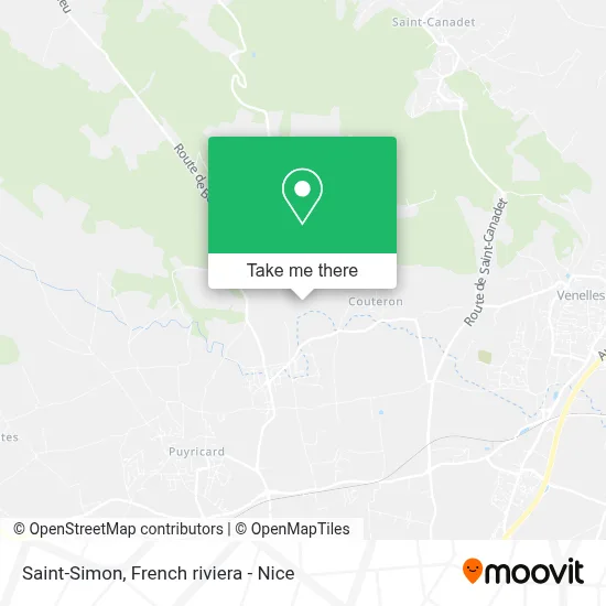 Saint-Simon map
