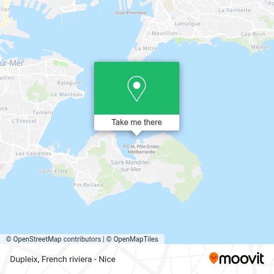 Dupleix map