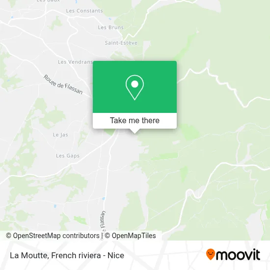La Moutte map