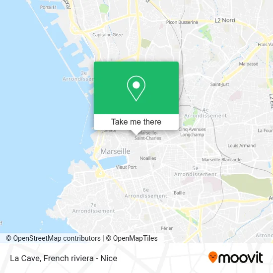 La Cave map