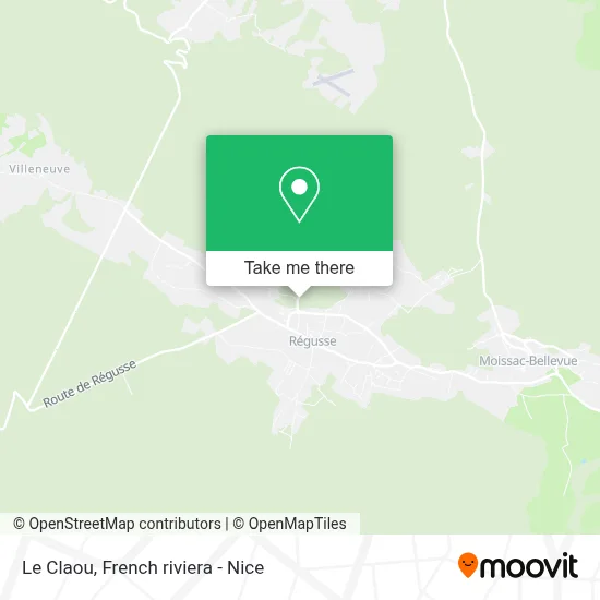 Le Claou map