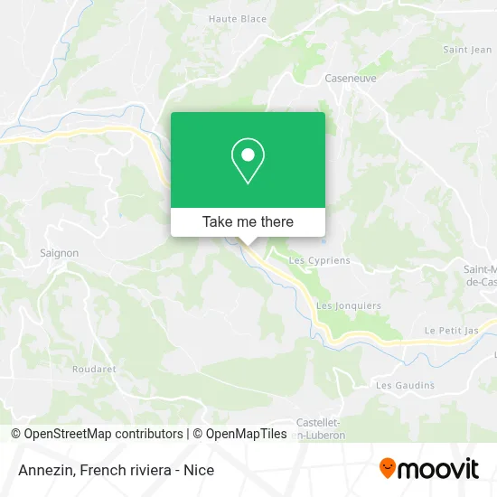 Annezin map