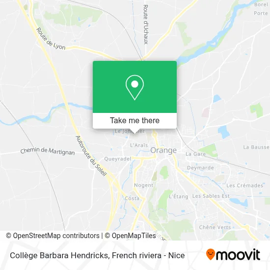 Collège Barbara Hendricks map