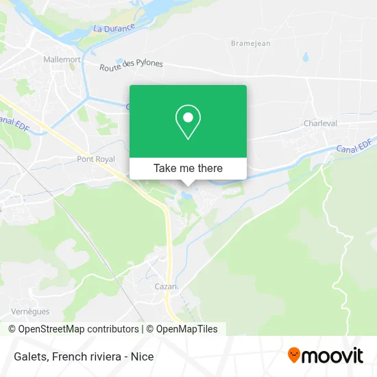 Galets map