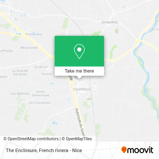 Le Clos map