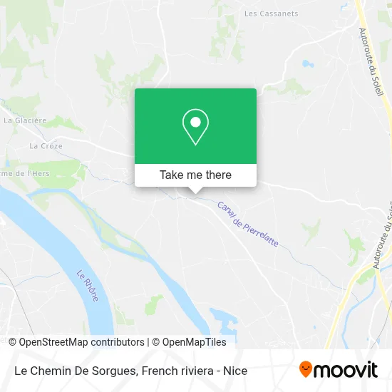 Le Chemin De Sorgues map