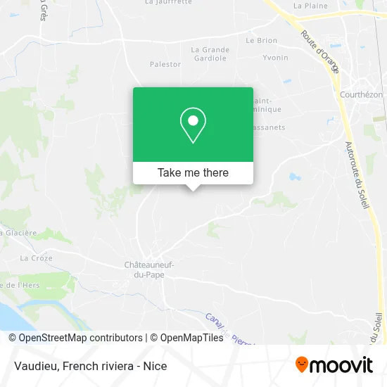 Vaudieu map