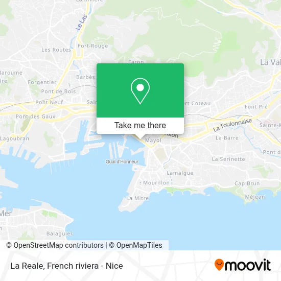 La Reale map