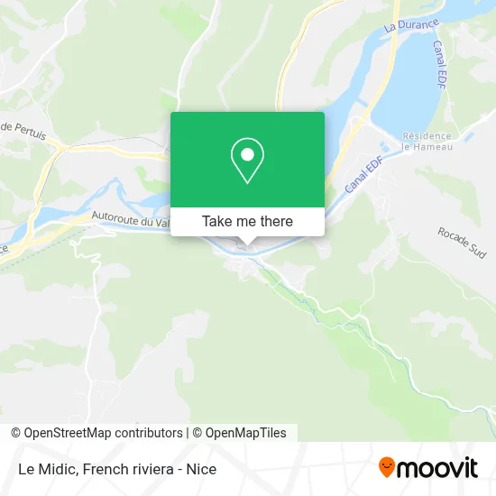 Le Midic map